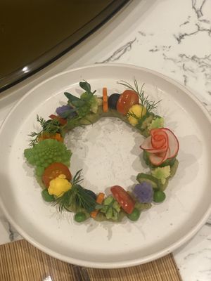 Harvest salad for lunar near yearr  at Taste of Beauty in Fountain Valley