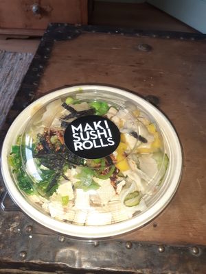 Vegan bowl at Maki Sushi Rolls - Food Stand in Cork