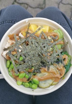 Poke Bowl - Tofu Bowl at Maki Sushi Rolls - Food Stand in Cork