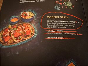 Vegan option  at Enchilada in Freudenstadt