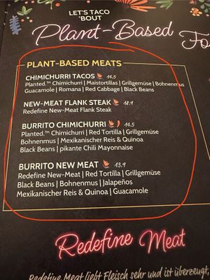 Vegan option  at Enchilada in Freudenstadt