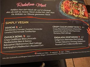 Vegan option  at Enchilada in Freudenstadt
