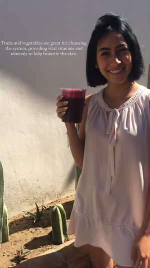 Health is wealth! at Surf's Up Smoothies in Todos Santos
