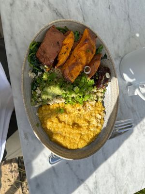 I am humble dish from cafe gratitude  at Cafe Gratitude in Newport Beach