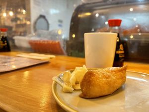 Inari and green tea #Veganuary at Taro in London