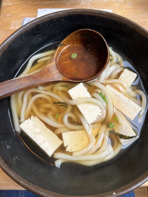Tofu udon  at Taro in London