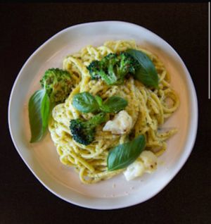 Pasta with veggies, garlic and olive oil.  at Pasta di Guy in Wesley Chapel