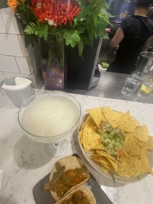 Happy Cow cropped my photo weirdly  at Tiki Taco - Clavel in Madrid