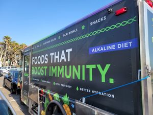 The truck at Newrish in Sylmar