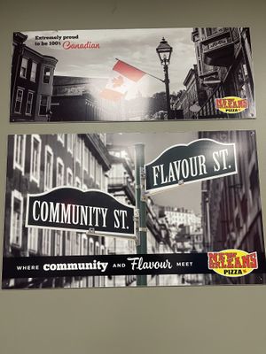 Support small town businesses   at New Orleans Pizza in Guelph