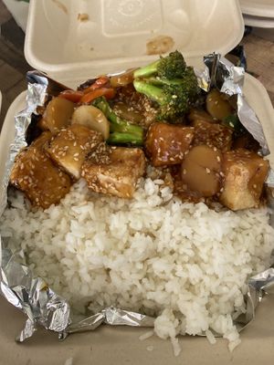 Sesame tofu at QSu Cafe in Westminster