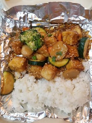 Sesame tofu at QSu Cafe in Westminster