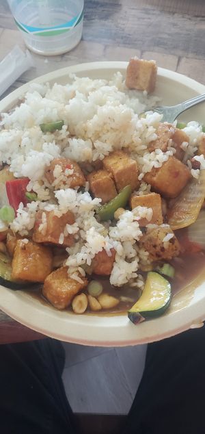 Kung Pao Tofu at QSu Cafe in Westminster