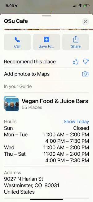   at QSu Cafe in Westminster