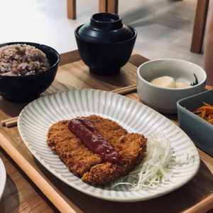 Japanese Style Katsu Bento 日式吉列豬扒定食 at Be With Years in Kowloon