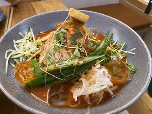 Korean cold noodles  at Be With Years in Kowloon