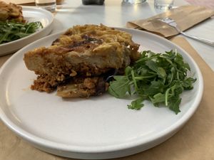 Vegan Moussaka at W Karytsi in Athens