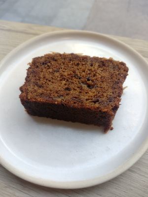 Banana bread #Veganuary at La Manière in Vigo