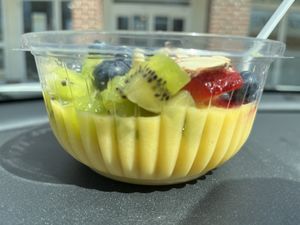 Golden oasis bowl  at Camps Juice Bar in Marriottsville