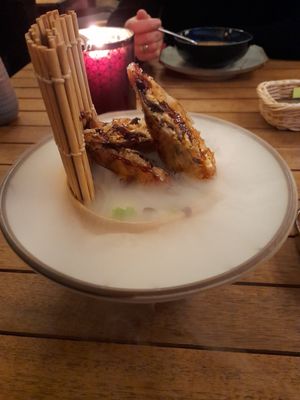 Foggy spring rolls at Sakura in Mannheim