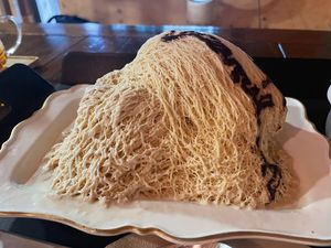 Bingsu brown sugar   at Cafe Beanteum in Seoul