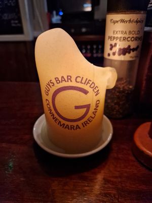 Decoration at Guy's Bar in Clifden