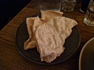 Papadum at Guy's Bar in Clifden