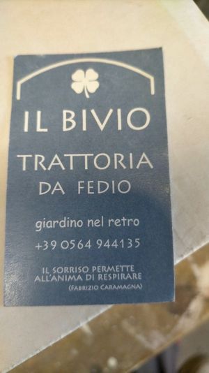   at Il Bivio Trattoria da Fedio in Ampio
