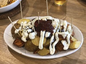 Bravas veganas at Viva in El Prat De Llobregat