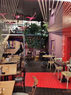 Nice décor at Kitchen Republic in Zurich