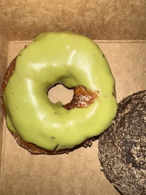 Matcha coconut   at Dynamo Donut & Coffee in San Francisco