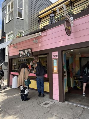 storefront  at Dynamo Donut & Coffee in San Francisco