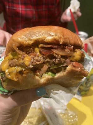 Supr Brgr at Jerrell's Betr Brgr in New York City