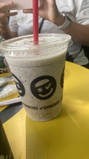 Cookies and cream shake  at Jerrell's Betr Brgr in New York City