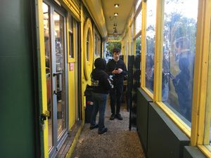 Order area, with some outdoor seating (not quite visible here) at Jerrell's Betr Brgr in New York City