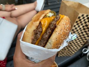 Impossible Burger at Jerrell's Betr Brgr in New York City