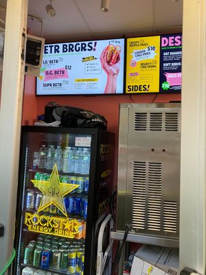 Little order kiosk at Jerrell's Betr Brgr in New York City