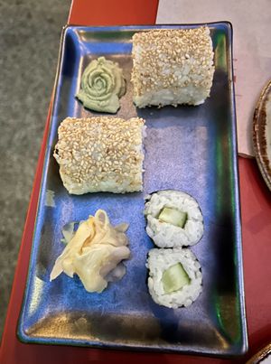 Vegan sushi   at Nooch in Bern