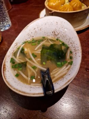 Miso Soup with brussels sprouts 8/10 at Nooch in Bern