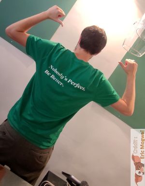 Restaurant slogan at B.Better in Paris