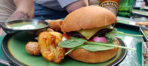 Portobelllo burger at B.Better in Paris