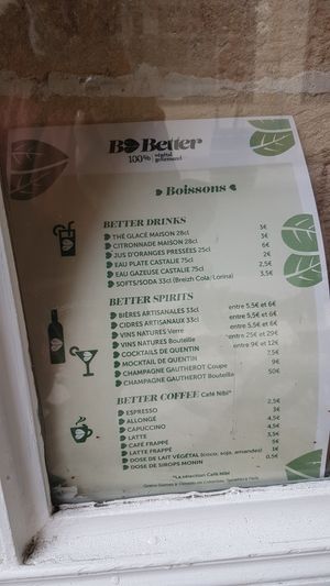 Drinks at B.Better in Paris