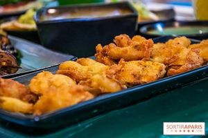 Beignets de courgettes été at B.Better in Paris