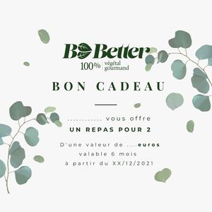 Bons cadeaux  at B.Better in Paris
