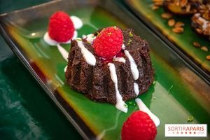 Gateau au chocolat / framboises at B.Better in Paris