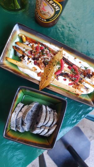 Asparagus dish at B.Better in Paris