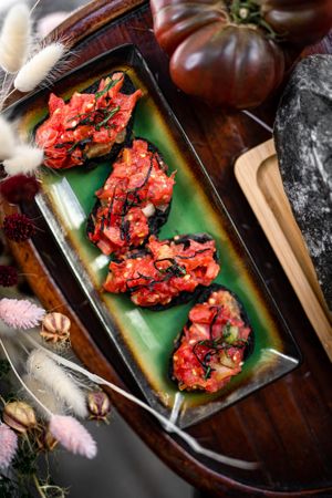 Brushettas at B.Better in Paris