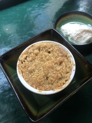 pomme crumble  at B.Better in Paris