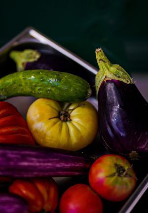 Summer organic veggies at B.Better in Paris