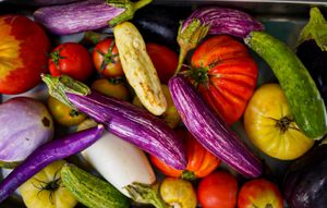 Local, Organic, Seasonal vegetables from "La ferme aux cailloux" at B.Better in Paris